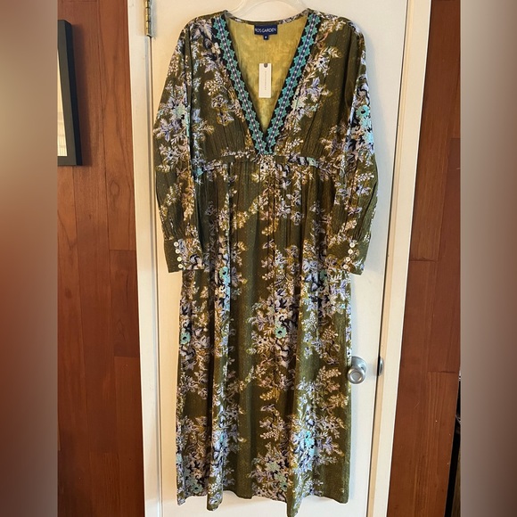 Anthropologie Ro's Garden Indiana Midi Dress - Picture 2 of 7